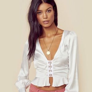 For Love and Lemons Isabella Ruched Top